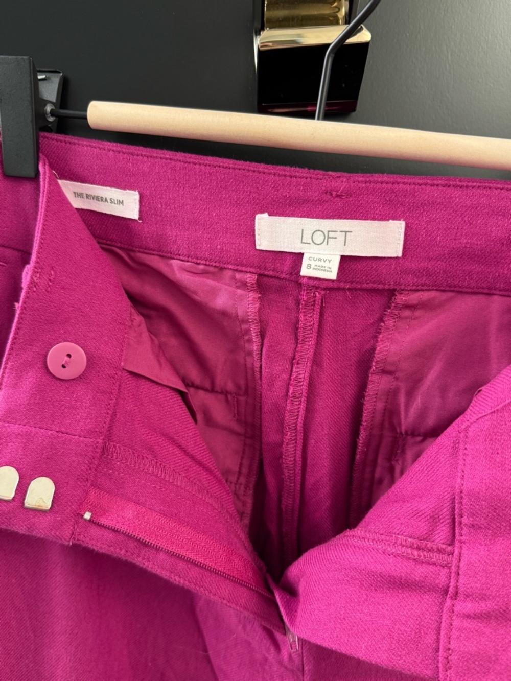 LOFT Riviera Slim Pants - Picture 6 of 9